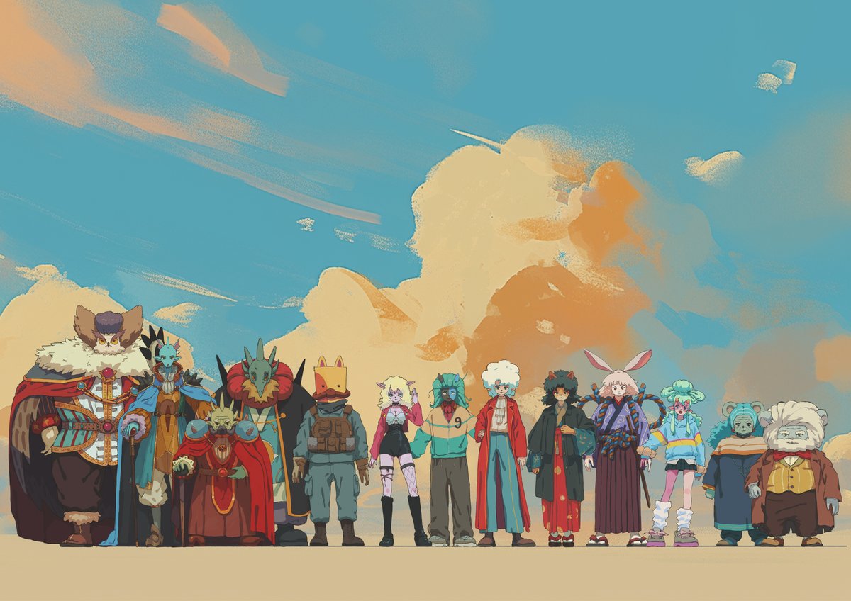 Discover Mofumofu: Travelers – more than a PFP drop created by TOHO Animation × SaltSweeet
it’s a movement powered by rebellion and rhythm.

Travelers: The First-Ever PFPs in the Mofumofu Universe

– Hidden rebels who protected forbidden music
– Visuals blending streetwear,