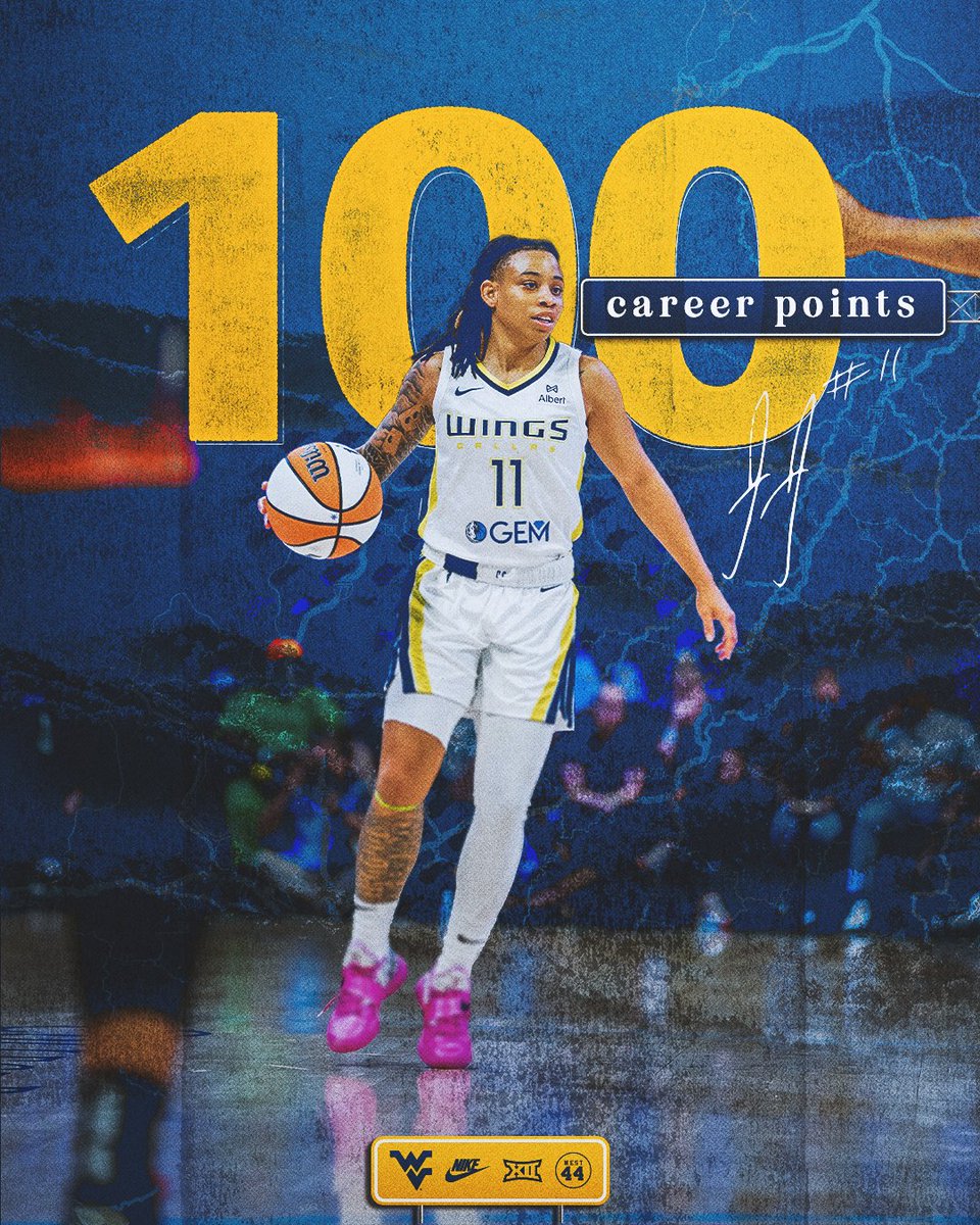 🌟JJQ🌟

Three straight career high scoring efforts and officially a 100 point scorer in the <a href="/WNBA/">WNBA</a> 

#HailWV | <a href="/JJQUINERLY11/">JJ Quinerly</a>
