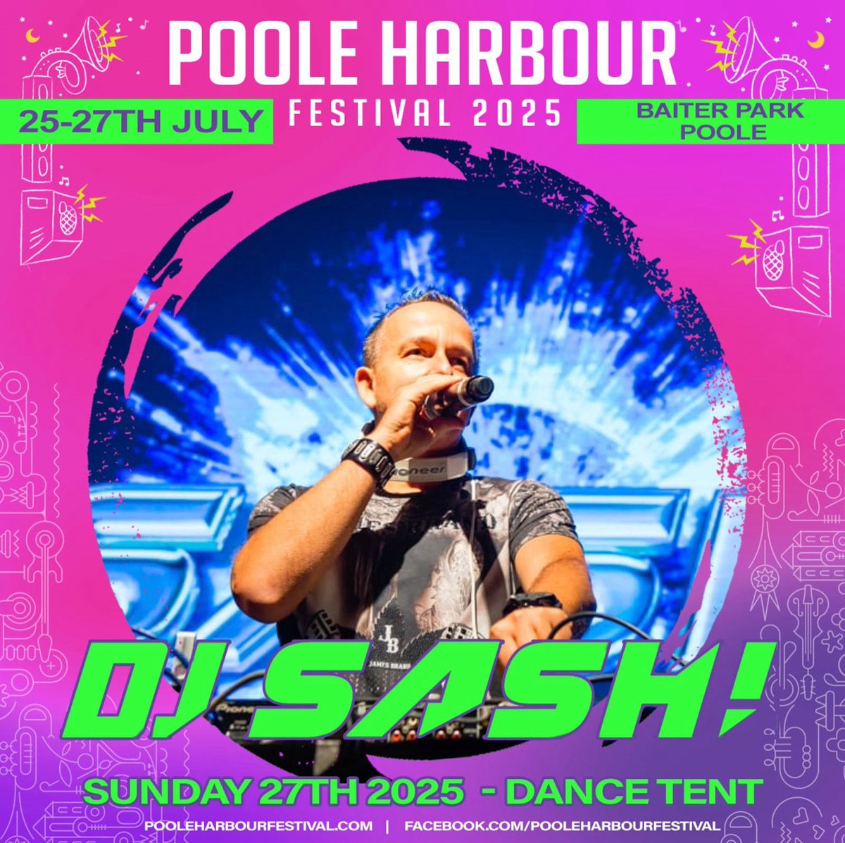 Who is ready for DJ SASH! on Sunday 27.07.2025 at the Poole Harbour Festival