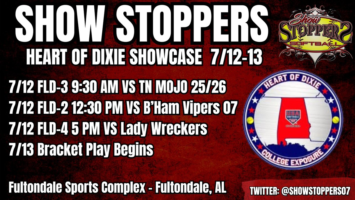 Show Stoppers 07 Softball tweet media