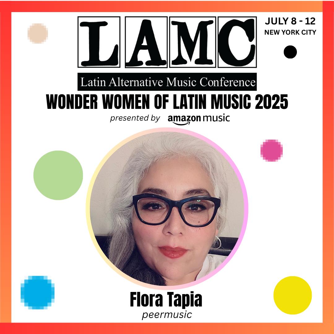 peermusic's tweet photo. Join peermusic VP Latin, West Coast Yvonne Drazan (@MsDrazzy) for the “Wonder Women of Latin Music” panel and a performance by @CheoPardo at @theLAMC 2025 this week! And congrats to Wonder Women of Latin Music honoree Flora Tapia! #lamc #lamc2025
➡️ https://t.co/0YGt2RIEOU https://t.co/aSjdmV4f5w