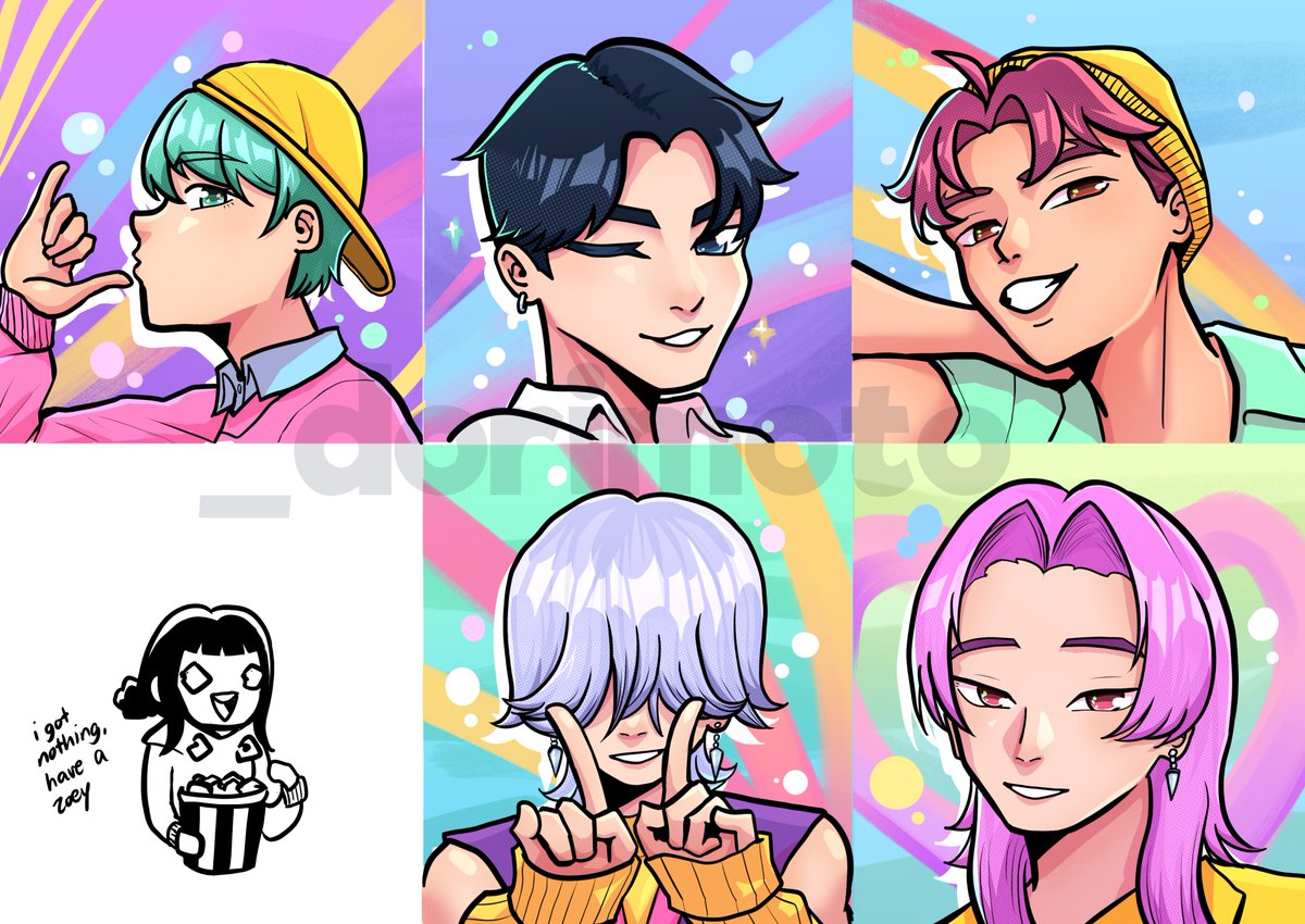 my beloved saja boys 💕💕

#kpopdemonhunters #kpopdemonhuntersfanart