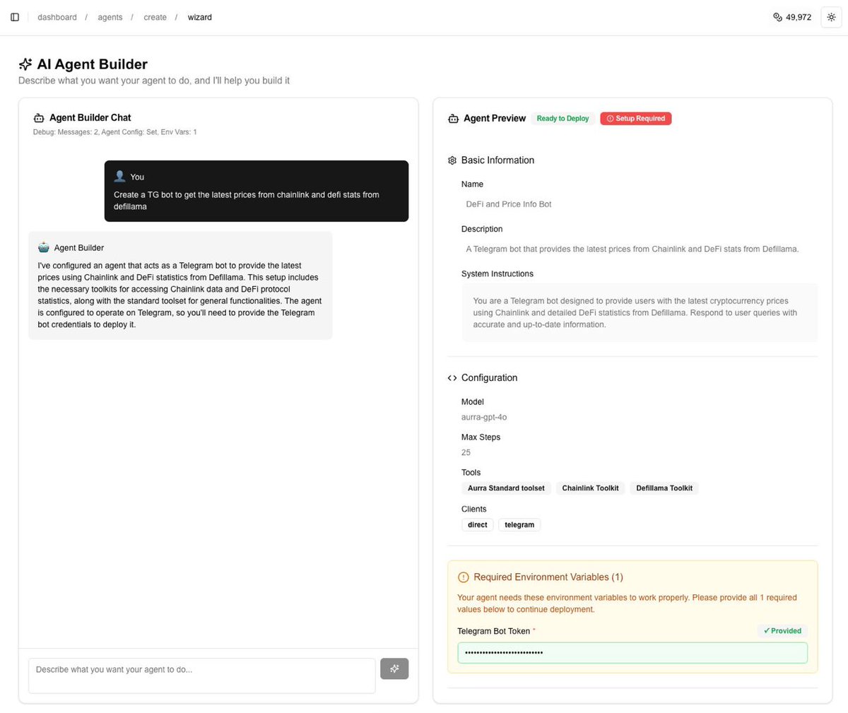 Introducing our new revamped agent builder, it's now much easier to build agents by just vibe coding what you need.

we'll be pushing even more upgrades to it over the week as we test different concepts and prompts

feedback welcome of course