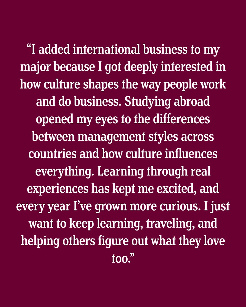 CMUniversity's tweet image. Junior Lindsey Nguyen is passionate about hospitality and diversity. She looks forward to studying abroad and exploring how cultural differences shape management styles worldwide.