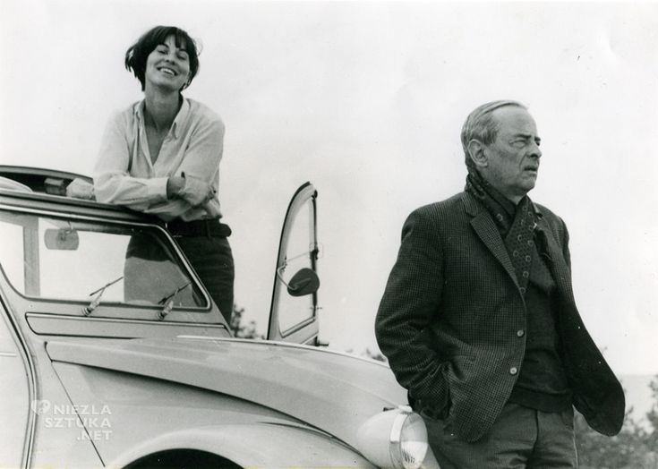 Rita and Witold Gombrowicz in Vence, France, 1968.