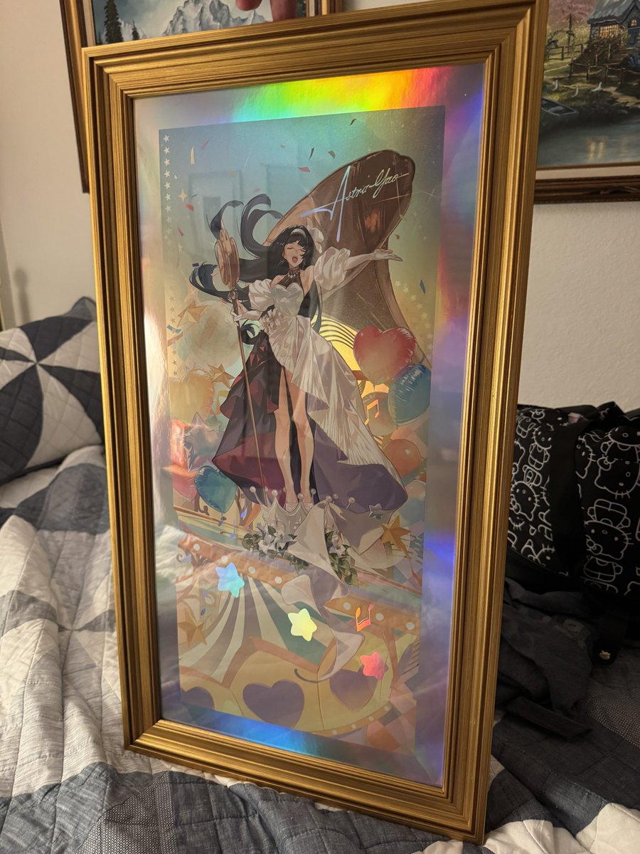 We framed your art piece we just love it so much and it is BEAUTIFUL. Thank you again so much!! ✨✨we can’t wait to see what else you create~~!!