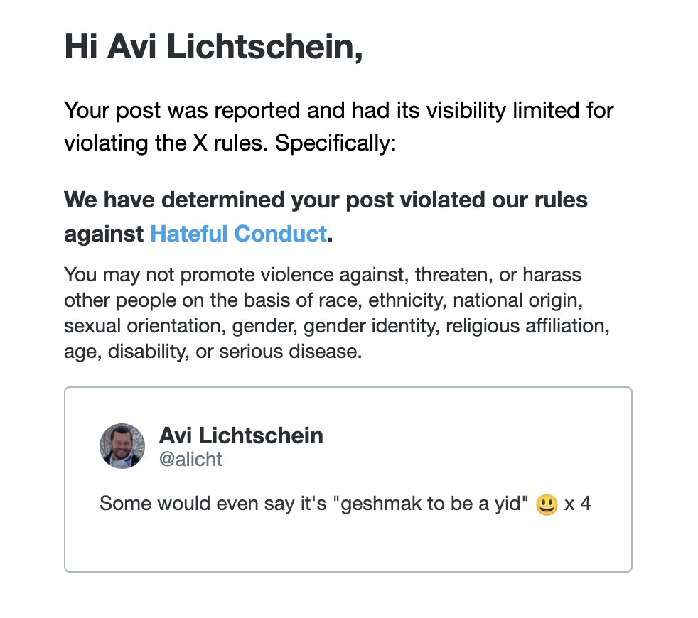 It's unquestionably geshmak to be a yid, so not sure why this was flagged 🤔 <a href="/shevereshtus/">shevereshtus</a>