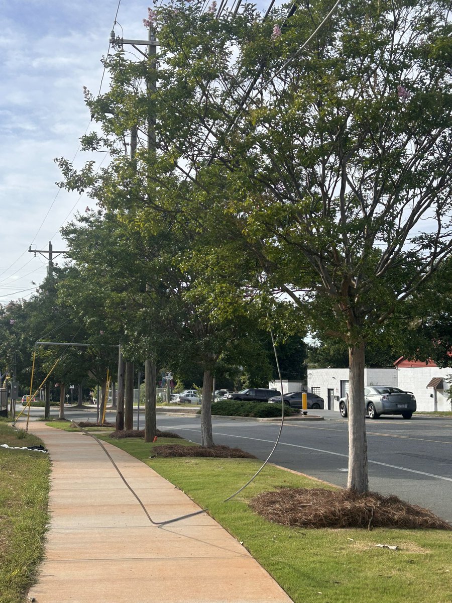 MGrandorff's tweet photo. So what’s the deal with this on rozzelles ? @DukeEnergy https://t.co/98kK83RdoP