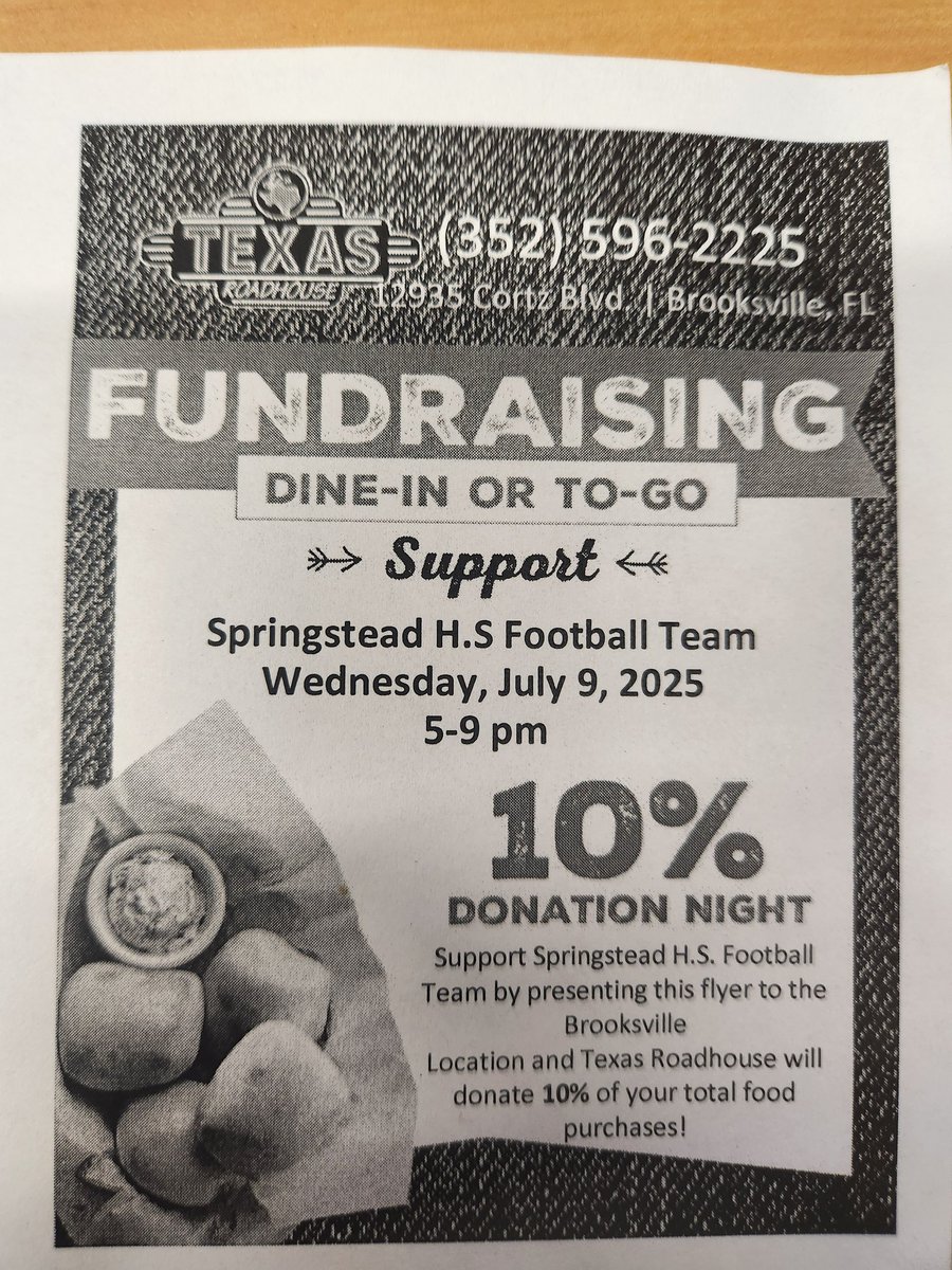 Come out for some good food. For a great cause.