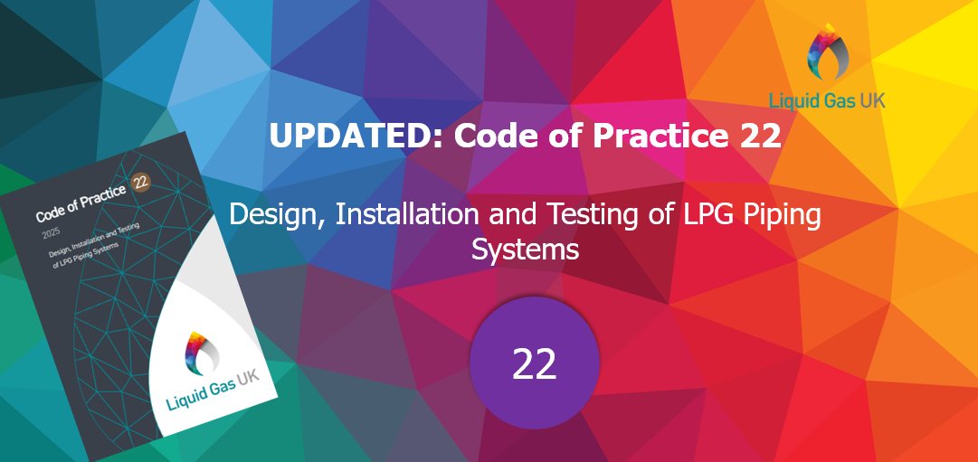 📢 New Code of Practice 22 is here! Updated guidance for design, installation &amp; testing of #LPG piping systems. 🔍MPLR, pipework testing &amp; more. Available now 👇👇👇liquidgasuk.org/news/articles/… #LPGSafety  #CodeOfPractice  #LPGPiping #COP22