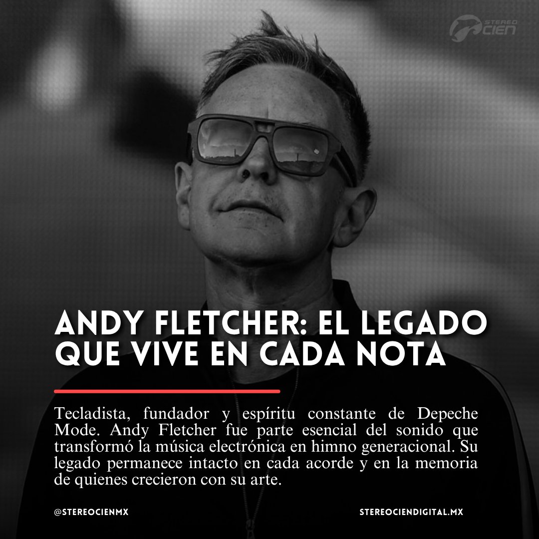 🎛️ Hoy conmemoramos a Andy Fletcher en lo que habría sido su cumpleaños. Su legado en Depeche Mode sigue vivo.🖤 ¿Cuál canción asocias con su memoria?
#AndyFletcher #DepecheMode #MúsicaEterna #Synthpop