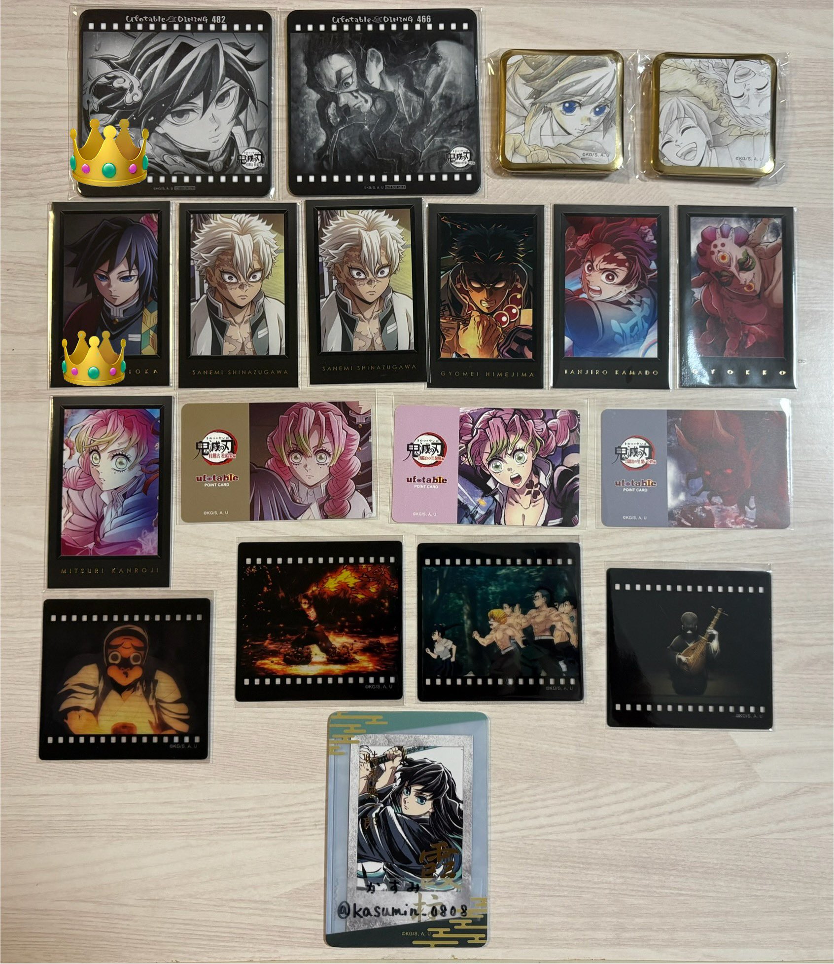 鬼滅の刃 DINING ダイニング ポイントカードチェキ風ブロマイド 黒死牟 鬼滅の刃 DINING ポイントカード チェキ風ブロマイド 黒死牟