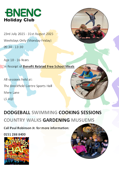 BNENC_'s tweet image. A reminder to all attendees recieving Benefit Related Free School Meals to Pre-Book afor BNENC Summer Club using the Eequ Booking System.
eequ.org/book/bnenc-sum…
Avoid disappointment and secure your space today!!