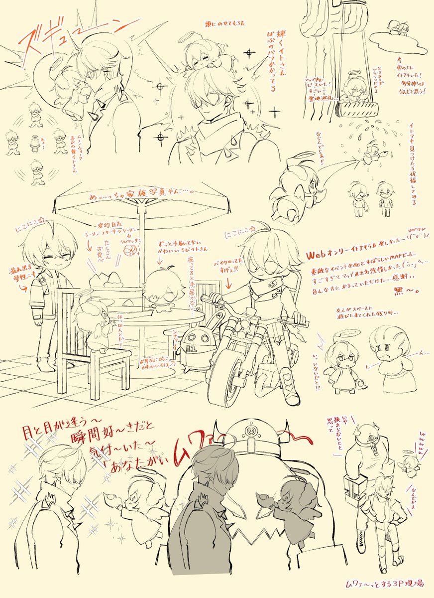 Webオンリー楽しかったから思い出描いた