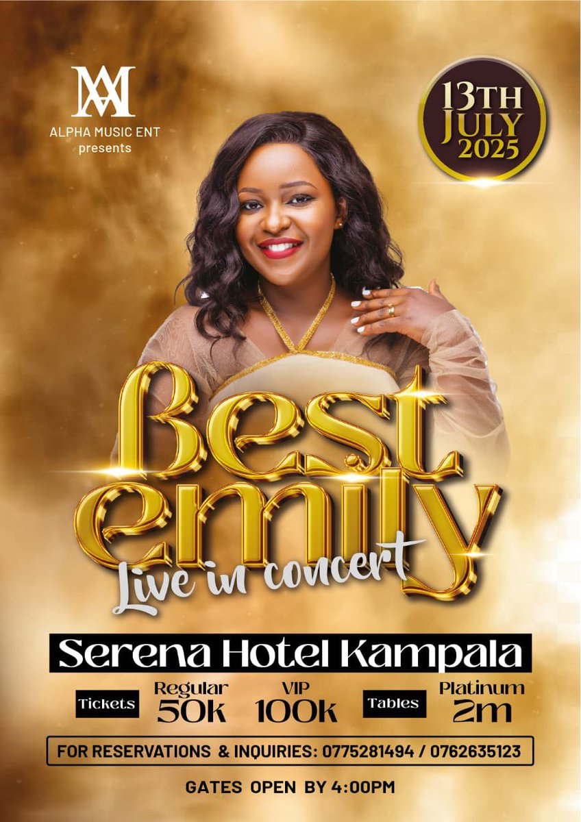 Ray G (@ray_g_official) on Twitter photo This Sunday 13th July at Kampala Serena Hotel for <a href="/BestEmily5/">BEST EMILY</a> 🙏 This Sunday 13th July at Kampala Serena Hotel for <a href="/BestEmily5/">BEST EMILY</a> 🙏
