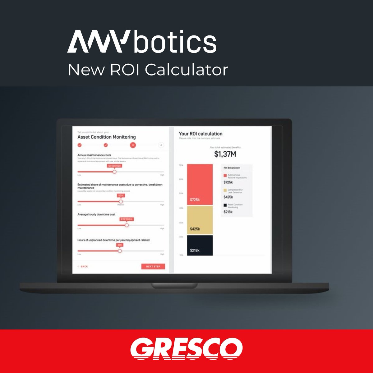 🔍 What’s the ROI of robotic inspections?

Model real savings from deploying @Anybotics' ANYmal with this quick ROI Calculator:
👉 grescouas.com/s/content/27e8…

Explore more: ow.ly/PgBQ50Wmhaf

#ANYmal #ANYbotics #Robotics #IndustrialAutomation