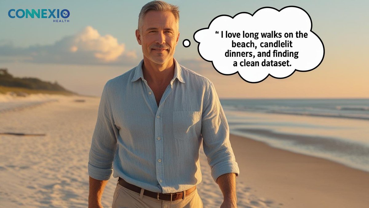 ConnexioHealth's tweet image. Some people search for romance… we search for rows without missing values.
Clean data isn’t just a preference—it’s our love language. 💘📊
#DataLife #HealthTech #DataCleanse #AnalyticsHumor #HealthcareMarketing