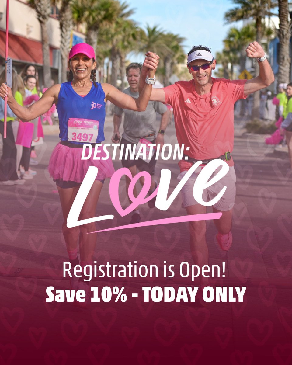 Registration is NOW OPEN! 💗 DONNA Marathon Weekend 2026 is here — and this year, it’s all about Destination: Love. Register today, and you’ll save 10%! Join us at the starting line ➡️ breastcancermarathon.com