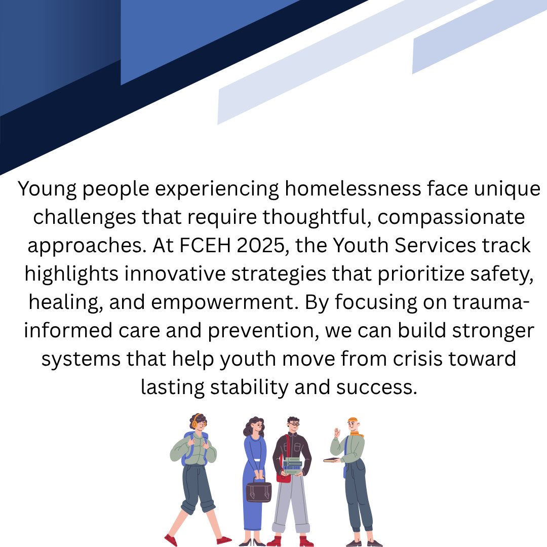 FL_Homeless's tweet image. Young people need safety, support, and systems that work.
The Youth Services track at #FCEH2025 offers strategies for prevention, trauma-informed care, and long-term success.
Join us this October.

Find out more and register at: fcehconference.com

#FCEH2025 #BridgingTheGap
