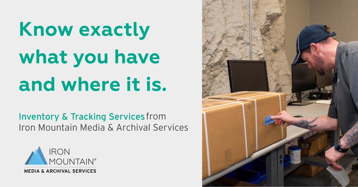 A well-managed archive starts with a clear window into your collection. Iron Mountain Media &amp; Archival Services helps you take stock of your physical and digital assets with detailed inventory services and precision tracking.
spr.ly/601748IAJ