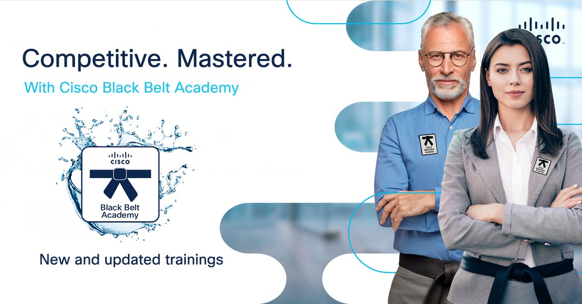 🚀 Win with Cisco! Stay ahead of the competition with cutting-edge AI solutions and exclusive #CiscoBlackBelt training. 

Explore the Competitive Series here 👇
cs.co/60154q4Vv