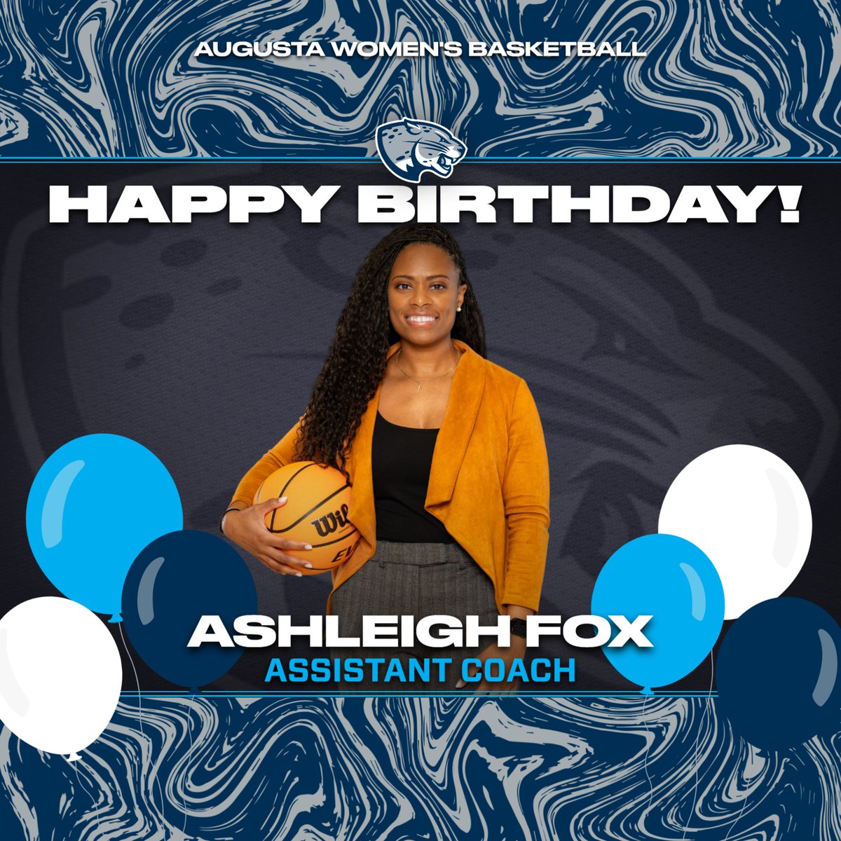 Birthday shoutout to Coach Fox! Enjoy your day!!

#AUWBB #WBB #AU
