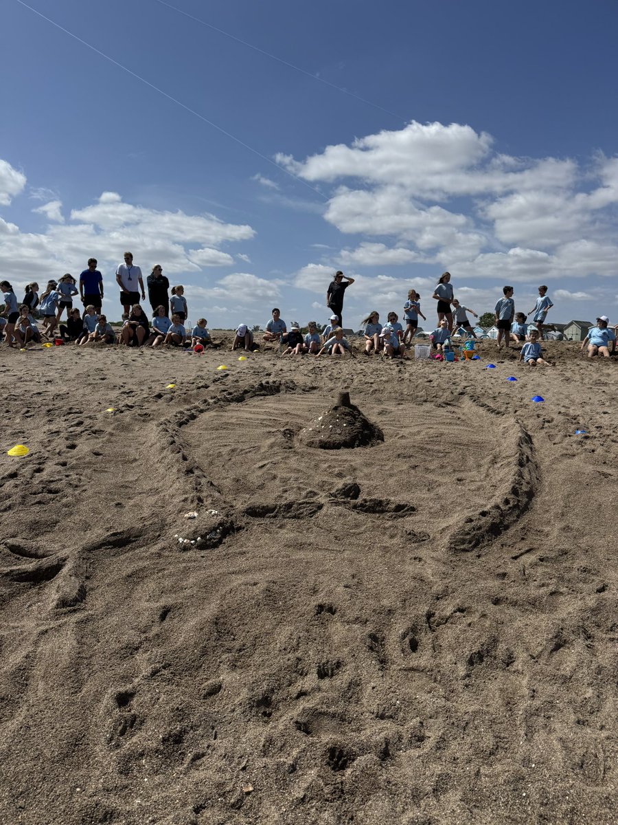 Sandcastle competition. My group came second (beating <a href="/JoDowning3/">Mrs Downing</a>- just saying) with The Dragon Protector!