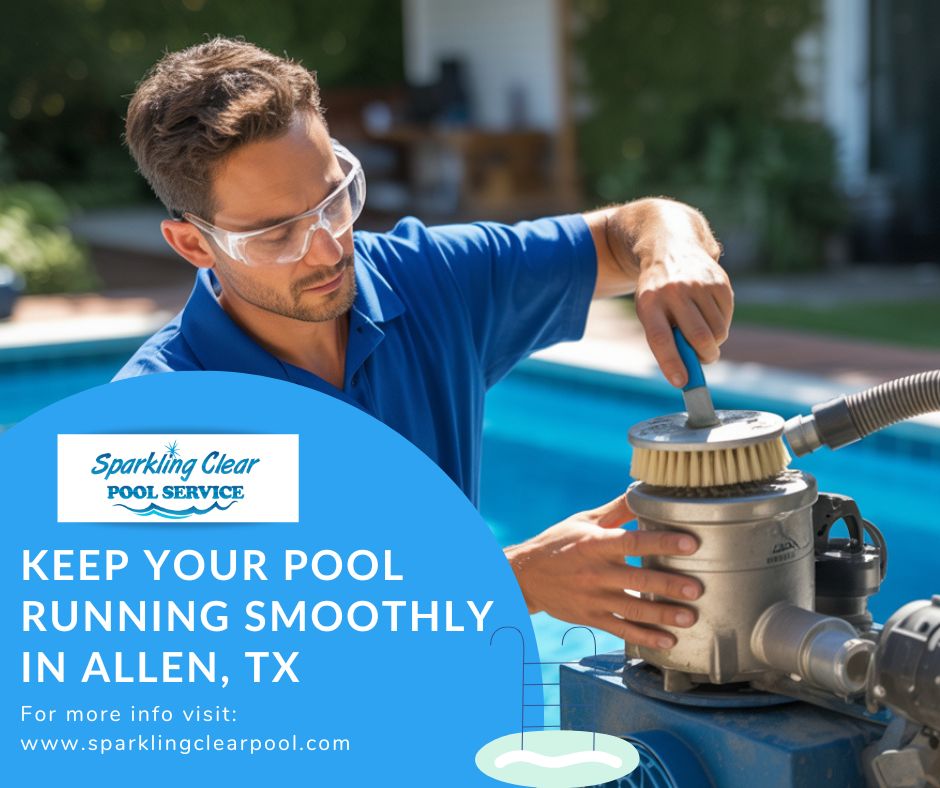 SparkClearPool's tweet image. Is your pool ready for the Texas heat? Keep your water crystal clear &amp;amp; your equipment running strong with expert maintenance. Call 214-361-0255 to schedule your maintenance today.

sparklingclearpool.com/#services 

#SparklingClearPoolService #SwimmingPoolService #PoolMaintenance #texas