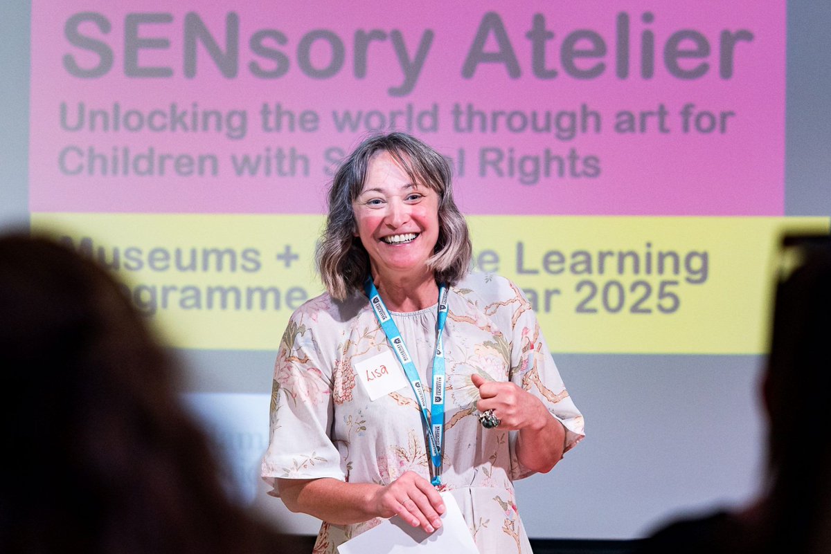 AttenboroughAC's tweet image. Artists, teachers &amp;amp; @attenboroughac staff celebrated &amp;amp; re-launched the SENsory Atelier on Wednesday, 2 July 🥳

This arts-based learning program partners with 14 Special Educational Needs &amp;amp; Disabilities (SEND) schools in Leicestershire.

More information: buff.ly/JxXlXWy