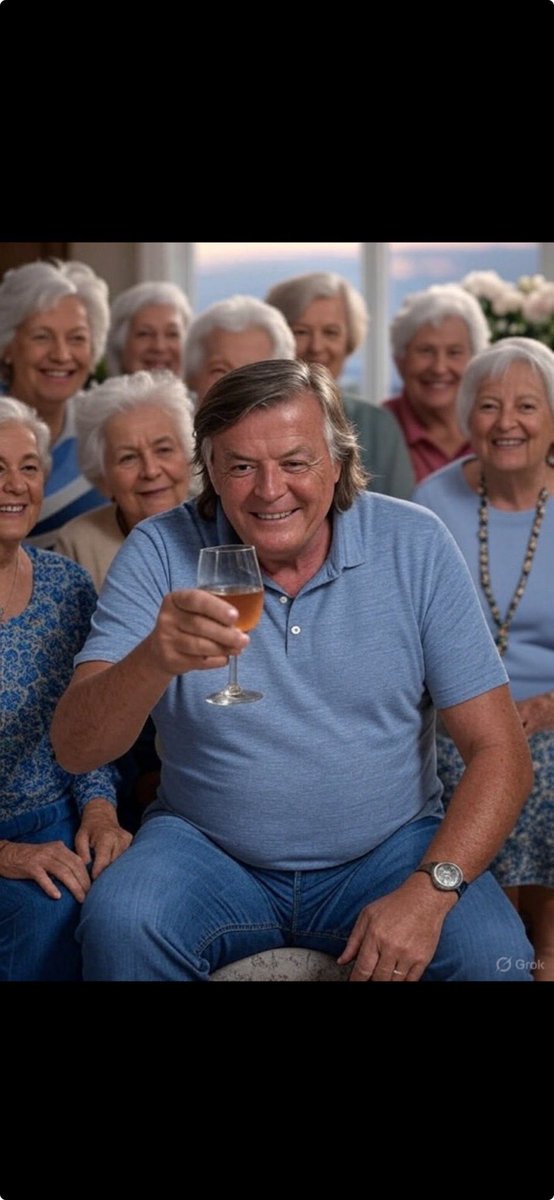 Festeggia con alcune delle ex