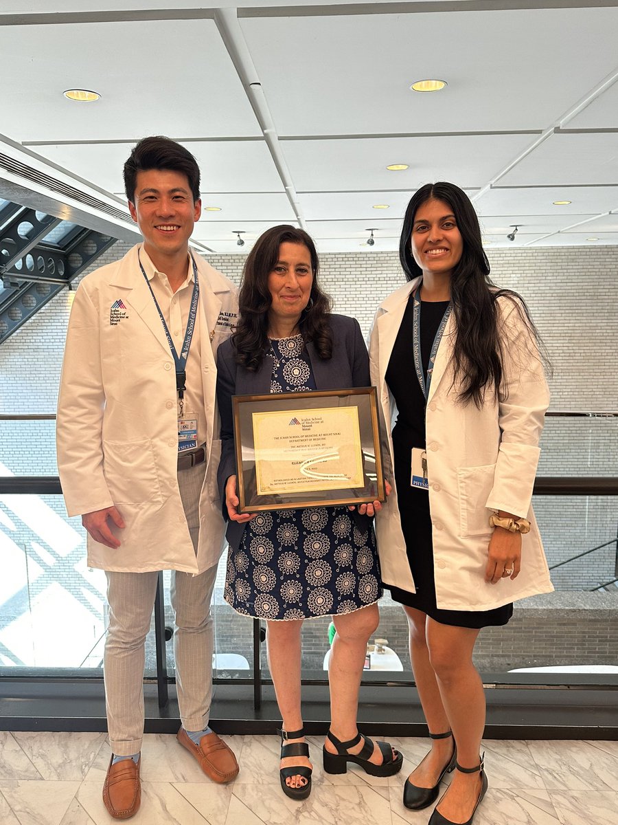 Mount Sinai Internal Medicine Chief Residents (@msh_medchiefs) on Twitter photo Thank you to Dr. Elizabeth Singer, for a lovely Grand Rounds, and congratulations on receiving the Arthur W. Ludwig Lectureship in Humanism in Medicine award! We are inspired by your leadership! <a href="/DOMSinaiNYC/">Mount Sinai Department of Medicine</a> <a href="/MountSinaiEM/">Mount Sinai Department of Emergency Medicine</a> Thank you to Dr. Elizabeth Singer, for a lovely Grand Rounds, and congratulations on receiving the Arthur W. Ludwig Lectureship in Humanism in Medicine award! We are inspired by your leadership! <a href="/DOMSinaiNYC/">Mount Sinai Department of Medicine</a> <a href="/MountSinaiEM/">Mount Sinai Department of Emergency Medicine</a>