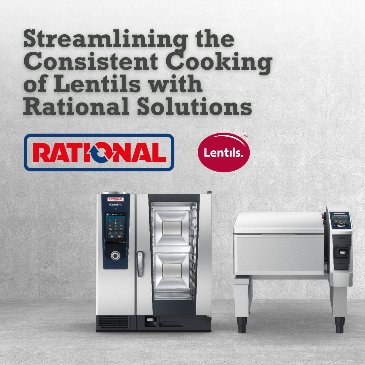 {FOODSERVICE} Perfect lentils every time, no guesswork - streamline the consistent cooking of lentils with Rational equipment lentils.org/streamlining-t…