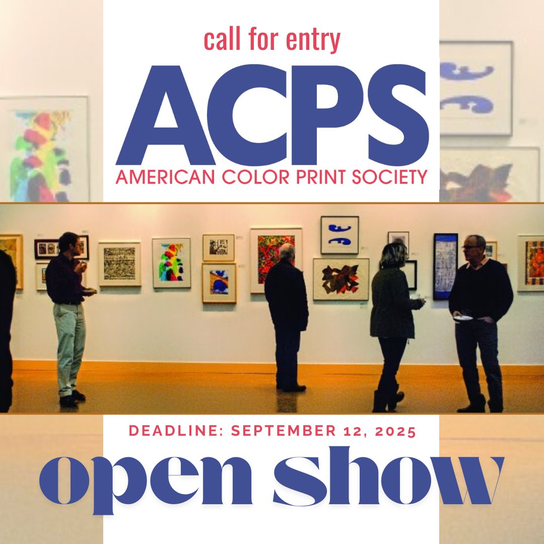 American Color Print Society Fall Exhibition - OPEN SHOW - CALL FOR PRINTMAKERS: For 85 years, the American Color Print Society has been dedicated to the advancement of printmaking as a fine art medium. Deadline: September 12, 2025. theartlist.com/american-color…

#TheArtList #ACPS