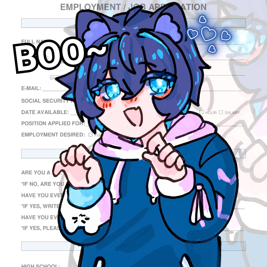 boo~! (be scared)