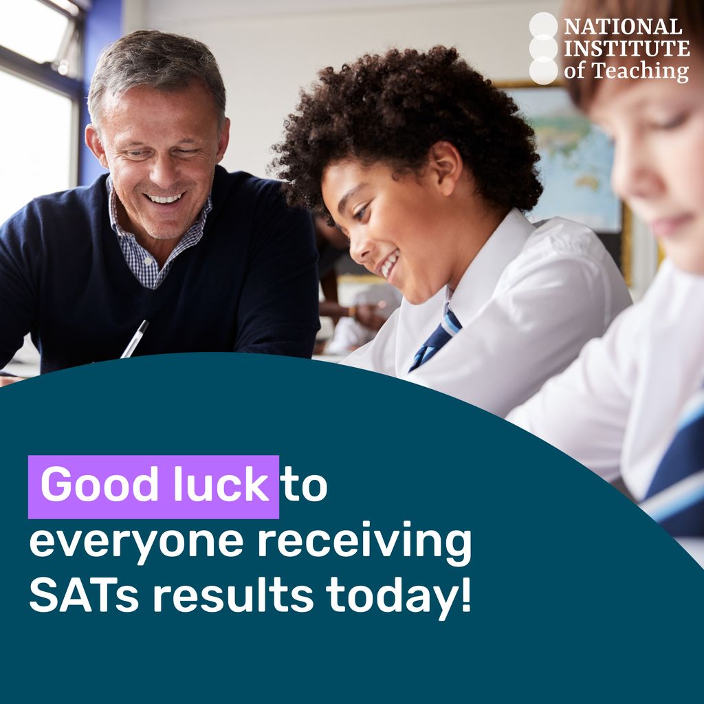 NatInstTeaching's tweet image. Good luck to all teachers supporting students through their SATs results and to all the pupils who have worked extremely hard this past term. 🫡
"Success is not final, failure is not fatal: it is the courage to continue that counts" - Winston Churchill
#SATs #SATsResults…