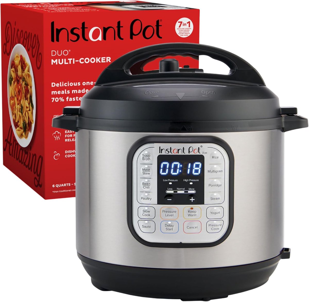 🔥 AMAZON PRIME DEAL: Instant Pot Zest rice cooker only $79.99 with 27% off! 🔥

Over 7,000 bought last month. One touch cooks rice quinoa oatmeal no pressure needed.

Stock is running out fast. This deal ends soon don’t miss your chance!

👉 Grab it now: amzn.to/3GctPf6