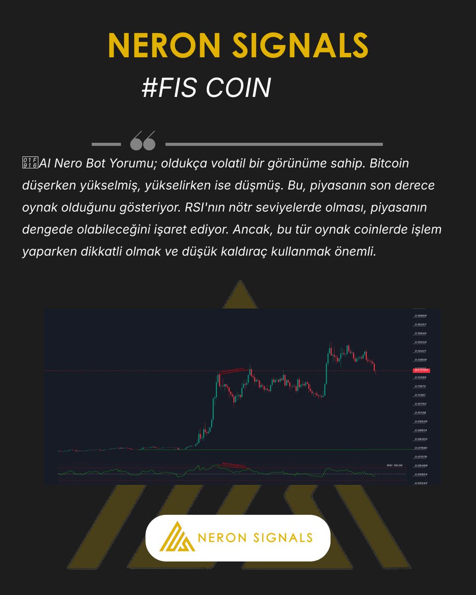 NeronSignals's tweet image. #FIS Grafigi ve AI Nero Bot yorumu.

Tum hizmetlerimiz: neronsignals.com

#FIS #FISCHART #CHART #NeronSignals #crypto #Binance #AICrypto #kripto #analiz