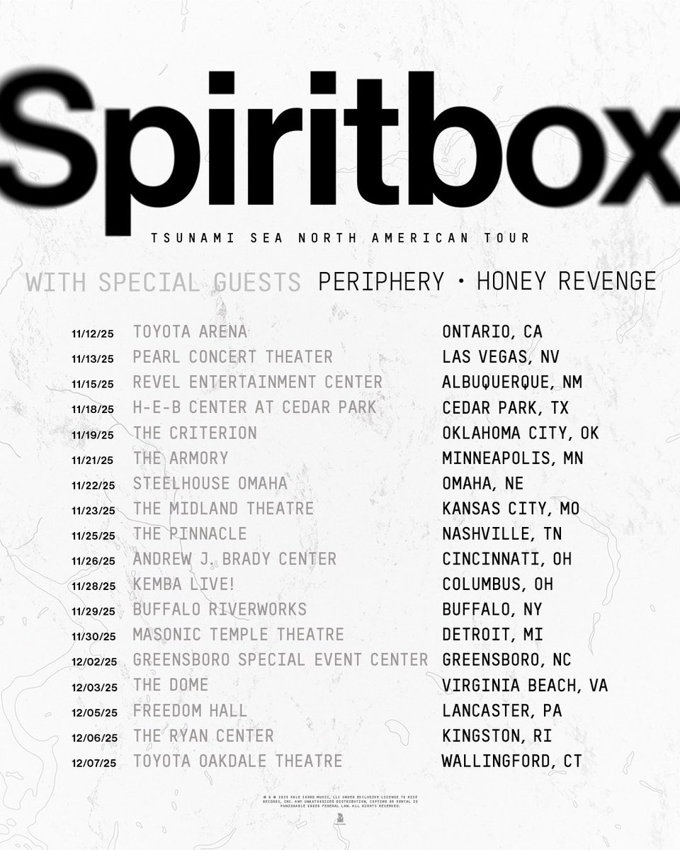honeyrevengeca's tweet photo. The hardest secret we’ve ever had to keep. See you this fall w/ @spiritboxband and @PeripheryBand https://t.co/BxNQl1LxKl