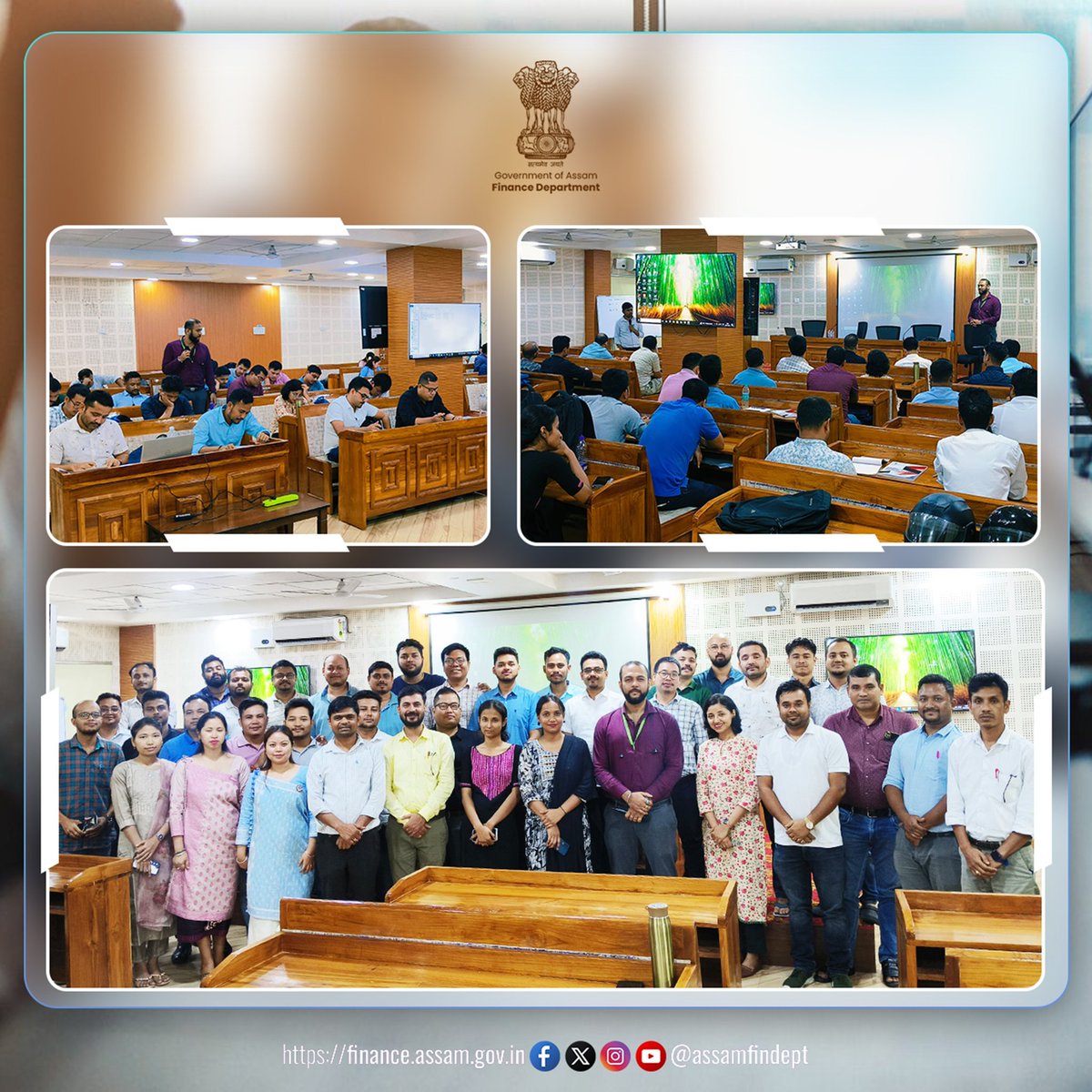 AssamFinDept's tweet image. Phase-II residential training for the 1st batch of Grade-III Officers concluded on 5th July 2025 at SIPRD, Khanapara. Held from 30th June, the training aimed to build capacity in procurement & identify top performers for re-designation. #CapacityBuilding #procurement #SIPRD