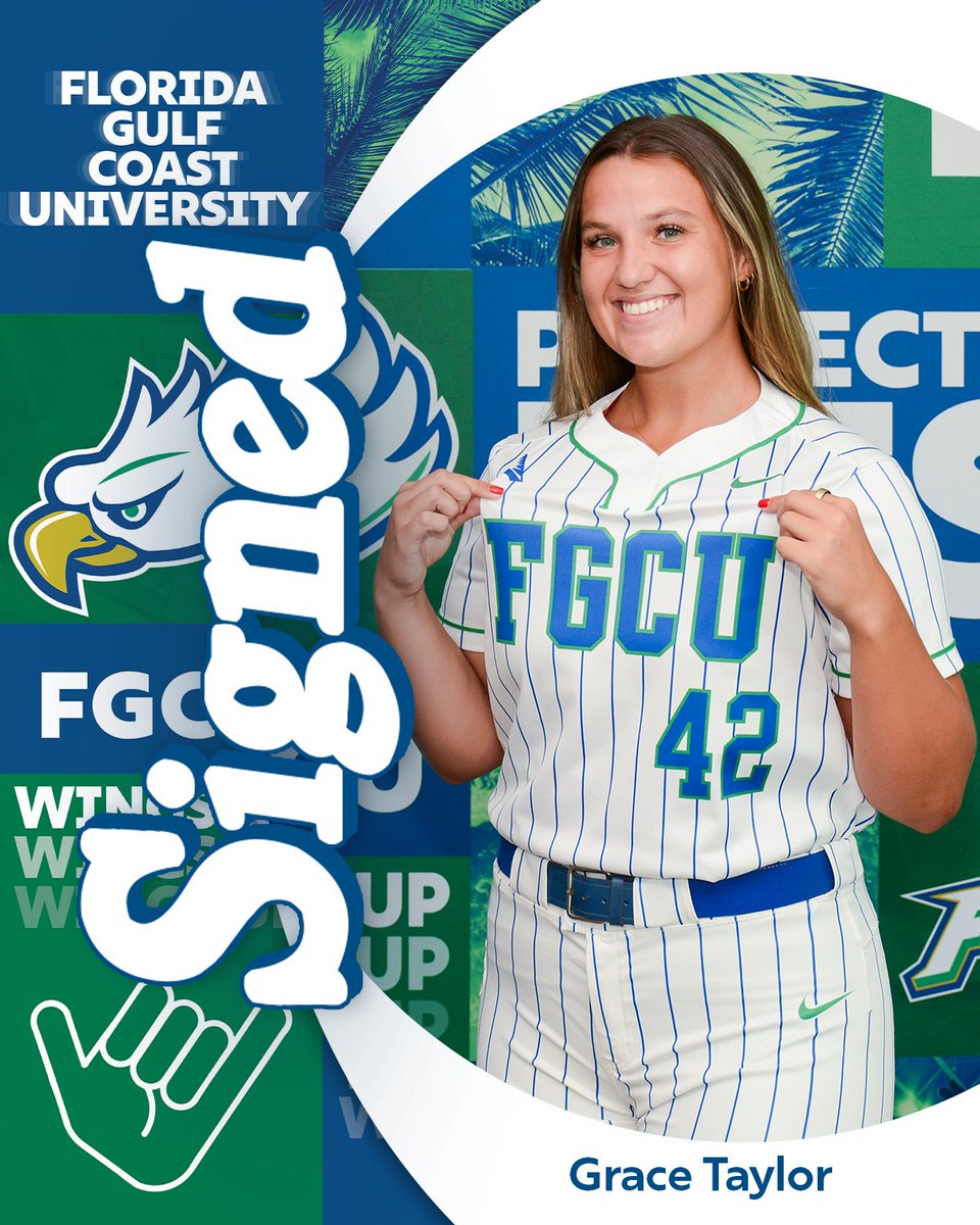 FGCU_Softball's tweet image. Welcome to The Nest Grace 🦅

#Wegles