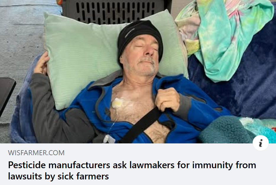 TrustwellLaw's tweet image. The legislation would make it harder for people to sue pesticide companies, even if they believe a product caused serious health problems.
Opponents of the immunity bill want explicit warning labels to protect users.
#glyphosate #Bayer #Roundup #Cancer
shorturl.at/IxbCu