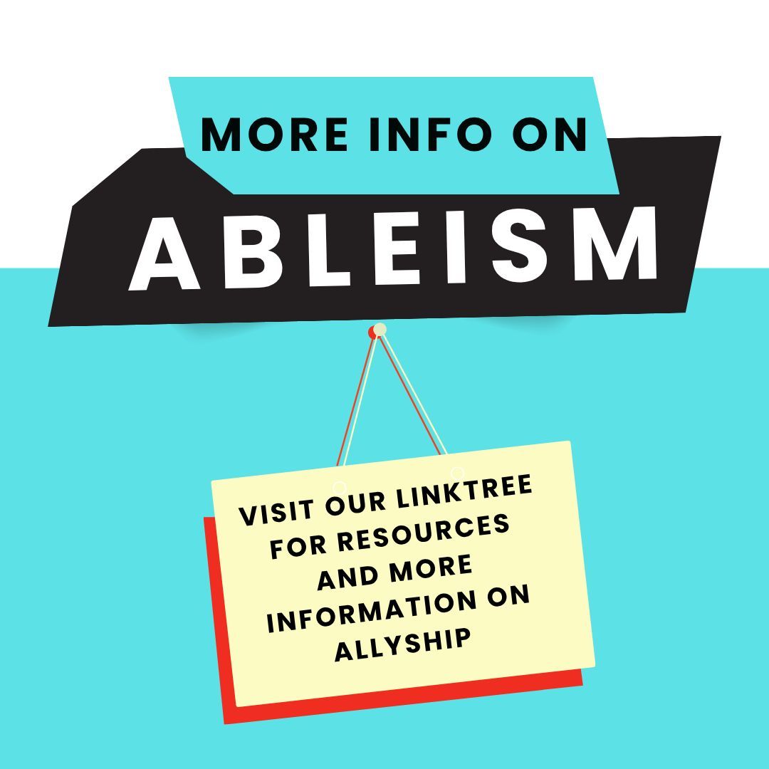 wfuwgss's tweet image. We cannot discuss disabilities without mentioning ableism. Take a few moments to strengthen your allyship muscles and swipe to learn more....

#disabilitypridemonth #disabilityawareness #ableism #inclusivitymatters