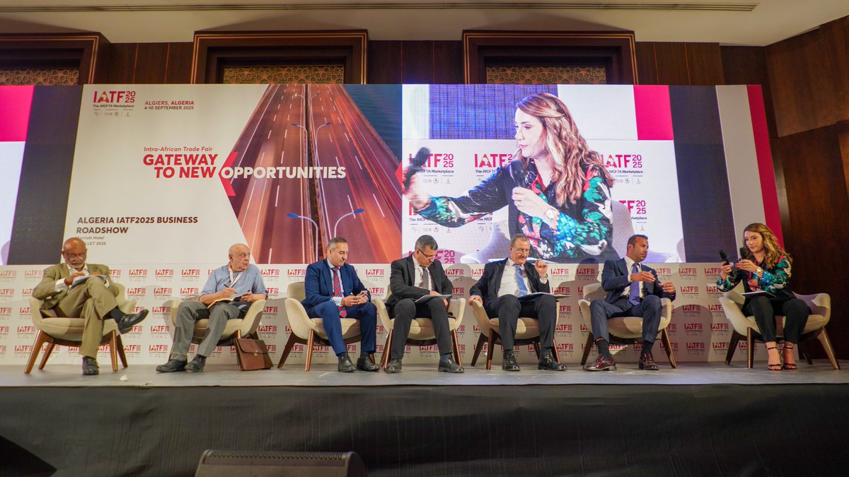 Today, at the Algeria Roadshow for IATF2025, the panel titled "Powering Intra-African Trade and Investment under the AfCFTA" brought together prominent voices from government, industry, and finance to discuss how African economies can capitalize on the opportunities presented by