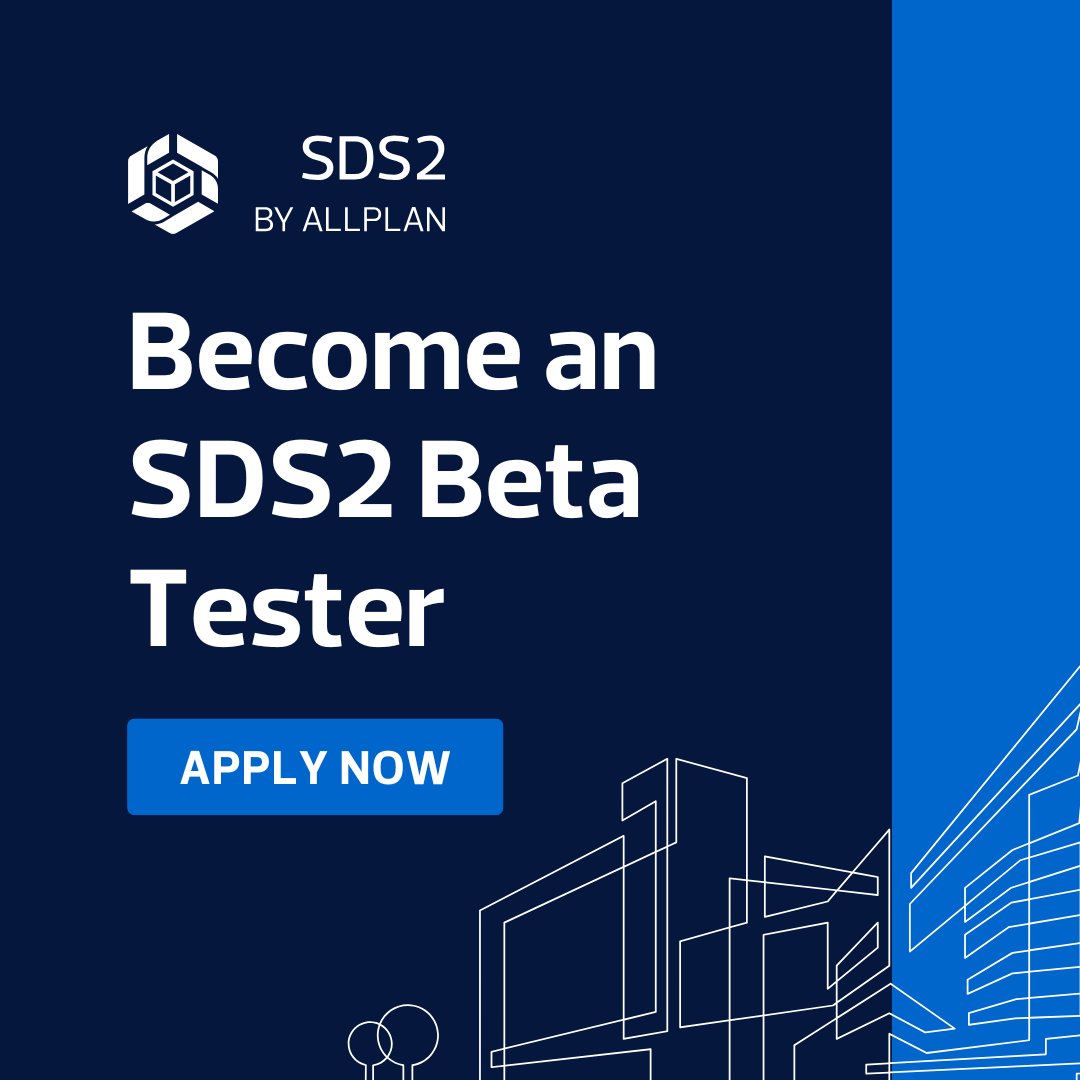 SDS2_Software's tweet image. Calling all SDS2 experts!📣 We're looking for experienced users to join the SDS2 Beta testing community! You'll get early access to new features and the chance to shape the future of SDS2. Apply here bit.ly/44AGksT

#sds22026 #betatesting #betatester #steeldetailing