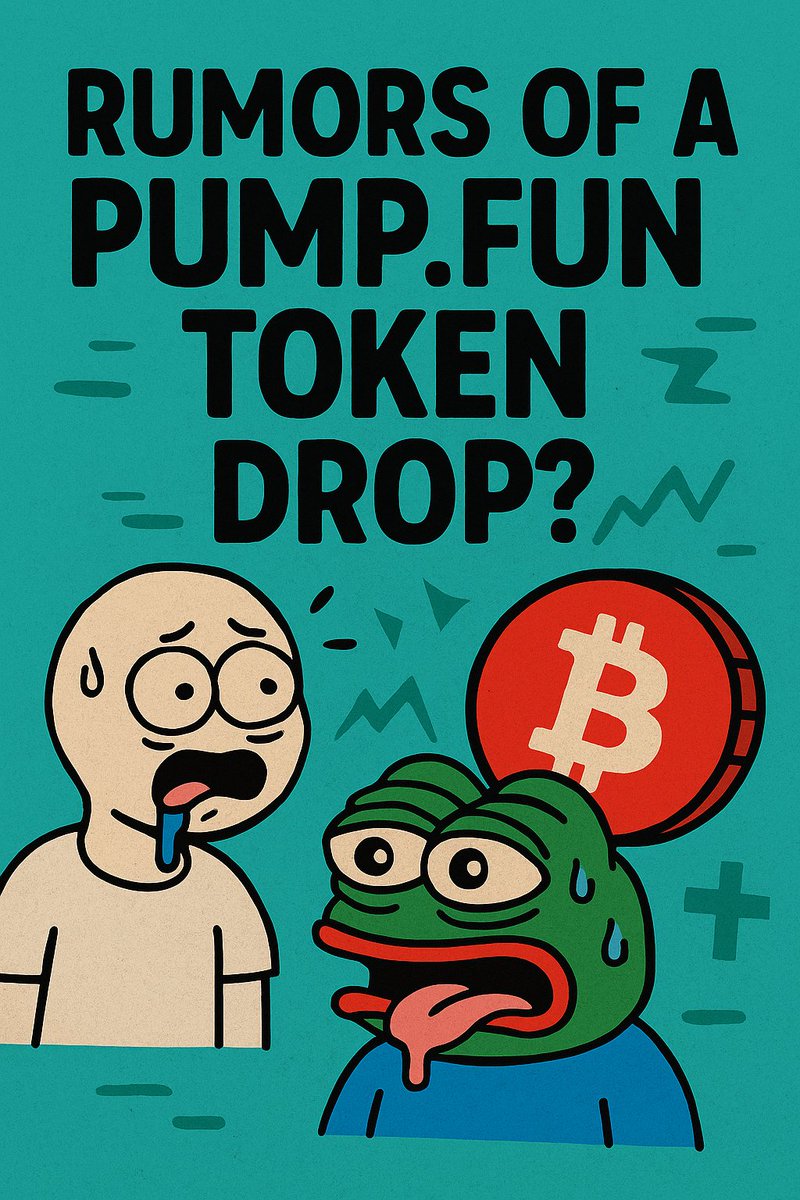 heard the rumors? 👀

<a href="/pumpdotfun/">pump.fun</a>  might drop their token this month — and CT’s already foaming at the mouth🫨

#onlyonbae #PumpFun