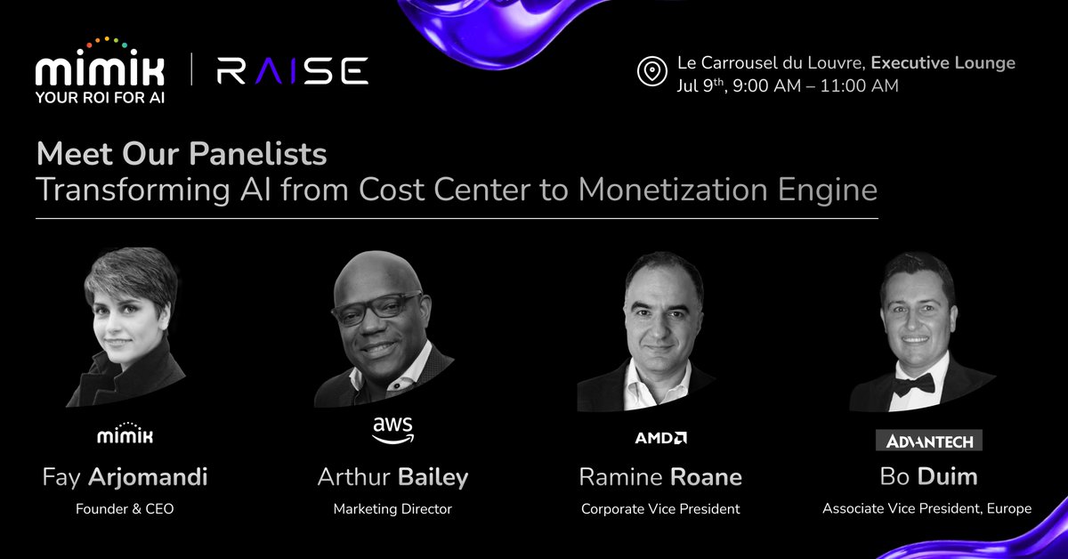 mimiktech's tweet image. At the upcoming @RaiseSummit , Bo Duim from #Advantech will join us to explore scalable compute for Agentic AI:
“In Advantech’s journey to deliver business value, mimik is a great addition to our platforms. With their Agentic AI capabilities, we can deliver greater customer…