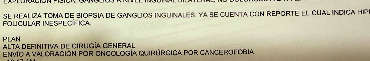 corazondechoque's tweet image. Valoración por Oncología por Cancerofobia 🙄