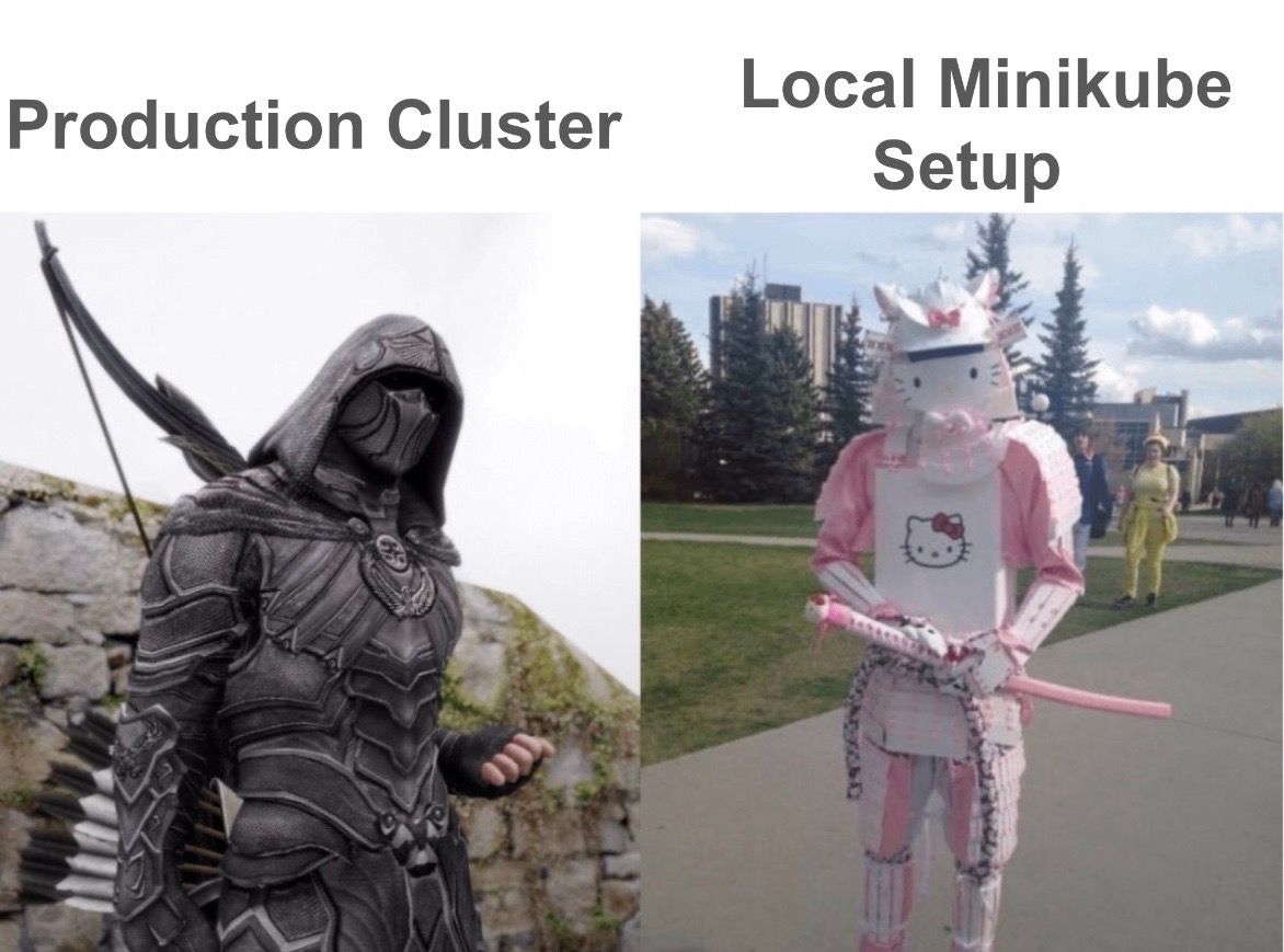 memenetes's tweet image. Me: I tested everything locally

Kubernetes: Cool story, bro