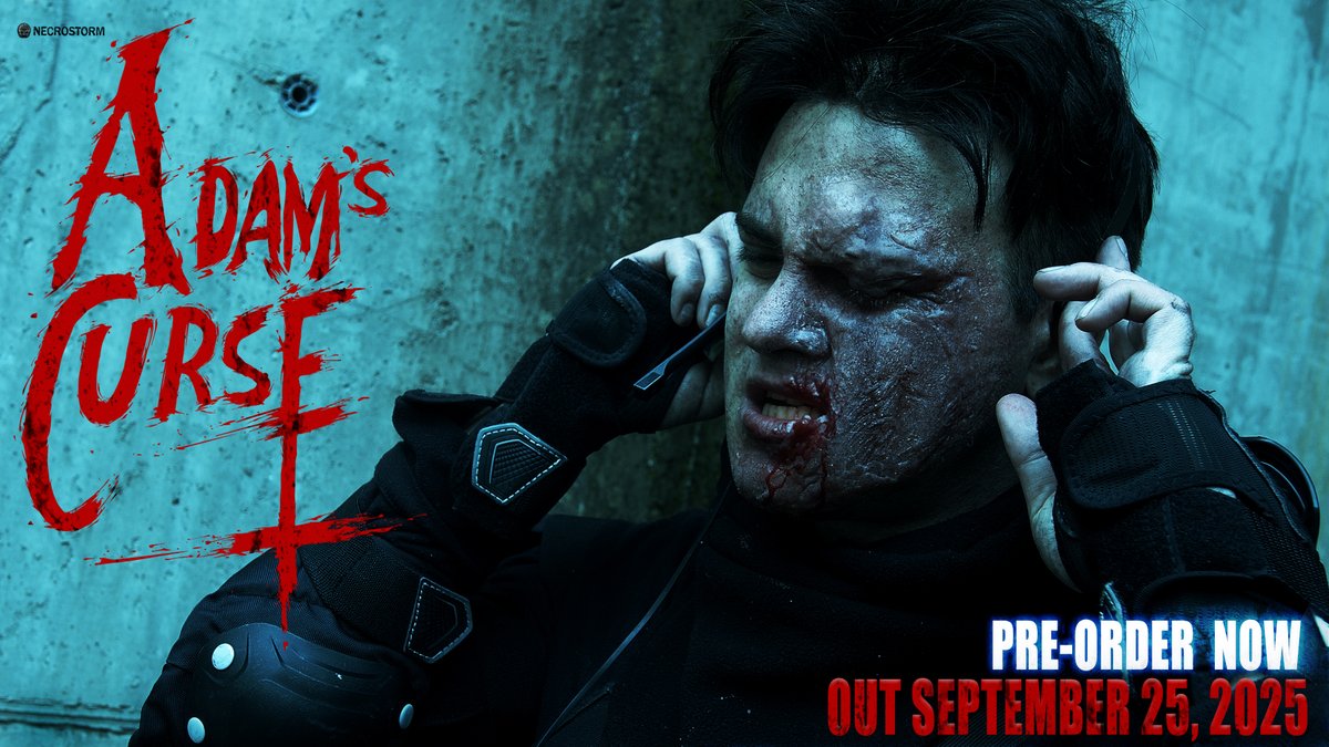 ADAM's CURSE
Out September 25, 2025
PRE-ORDER NOW
necrostorm.com/SHOP/movies/Ad…
Stay NECRO... and wait till the STORM comes
#necrostorm #necrostormproductions
#adamcurse #adamscurse #actionmovie #gore #splatter