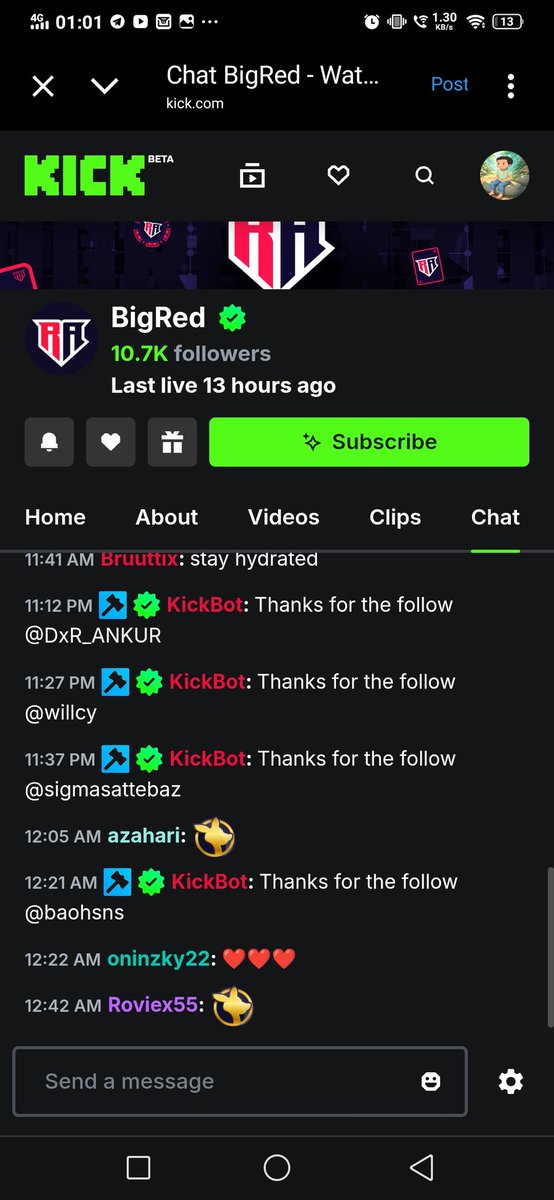 <a href="/BigRedXzosT/">BigRed</a> <a href="/Roobet/">Roobet</a> Kick: sharathvl